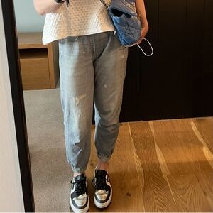 Rag & Bone Miramar Denim Print Joggers Size M